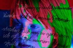 "KInder (im) Blick, 2008, 58x58cm, Digitalprint auf Banner, UL